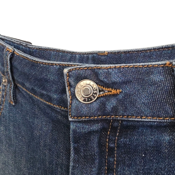 Lacoste Mid Rise Skinny Dark Denim Jeans Sz 27 - Picture 5 of 16